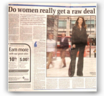Evening Standard - Do women really get a raw deal